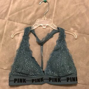 Unlined lace halter bralette from PINK